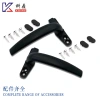 Wholesale aluminum alloy door and window handles, small seven-shaped flat foot handles, outward-opening door and window handles, 50-type inner and outer handles Application Scenario
