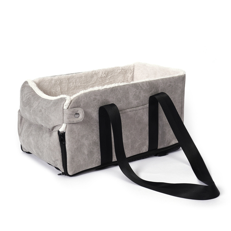 New type of pet car mat, car center console bed, dog bed, portable backpack for going out, cat bed, pet car mat Item Picture