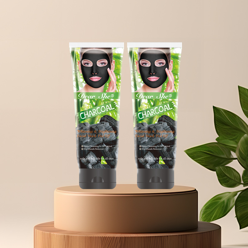 DEAR SHE竹炭清洁吸黑头面膜去黑头粉刺撕拉面膜深层清洁鼻膜120g