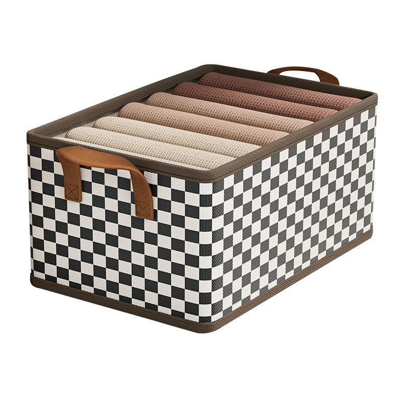 Clothing Pants Storage Household Drawer Type Wardrobe Clothing Fabric Layering Artifacts Folding Storage Basket Organizer Box Item Picture