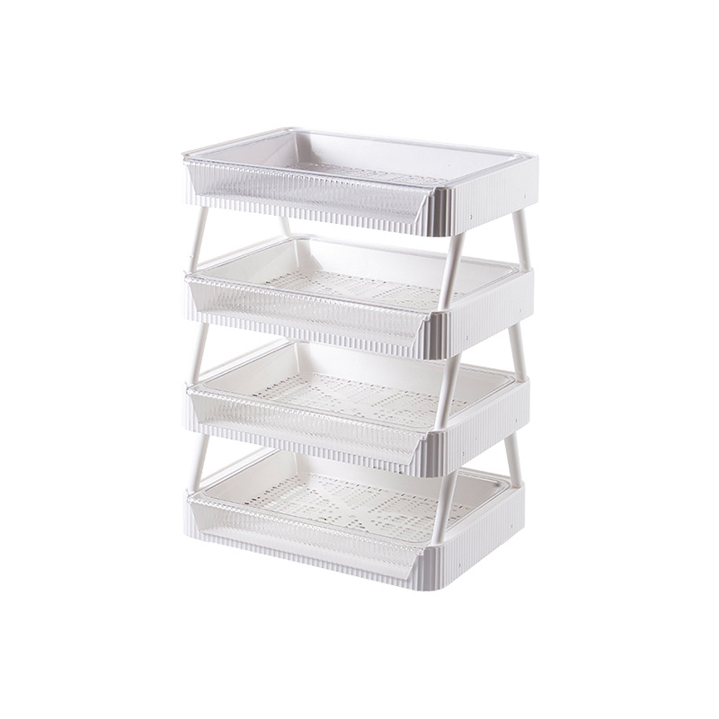 Amazon Kitchen Shelving Collapsible Bowl Rack Drain Rack Hot Pot Dish Multi-Layer Drain Rack For Household Dishes Item Picture
