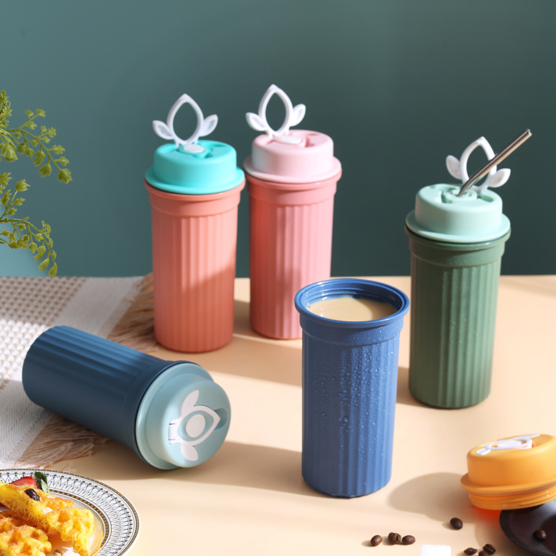 Source factory's portable cups, advertising cups, gift coffee cups, plastic cups, milk cups, office cups, cross-border Amazon sealed
