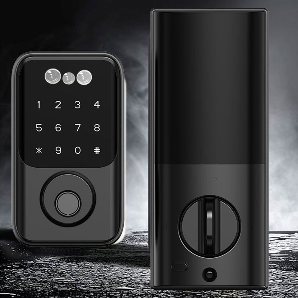 Tuya Smart All-in-One Lock Bluetooth Fingerprint Password Card Swiping Smart Lock details Picture