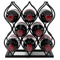 American style iron art porch table wine rack decoration winery wine rack wine bottle rack wine cabinet wine bottle display rack