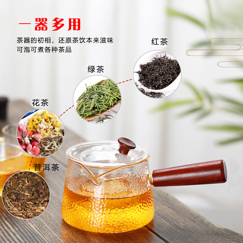 玻璃煮茶壶/玻璃茶具/玻璃制品产品图