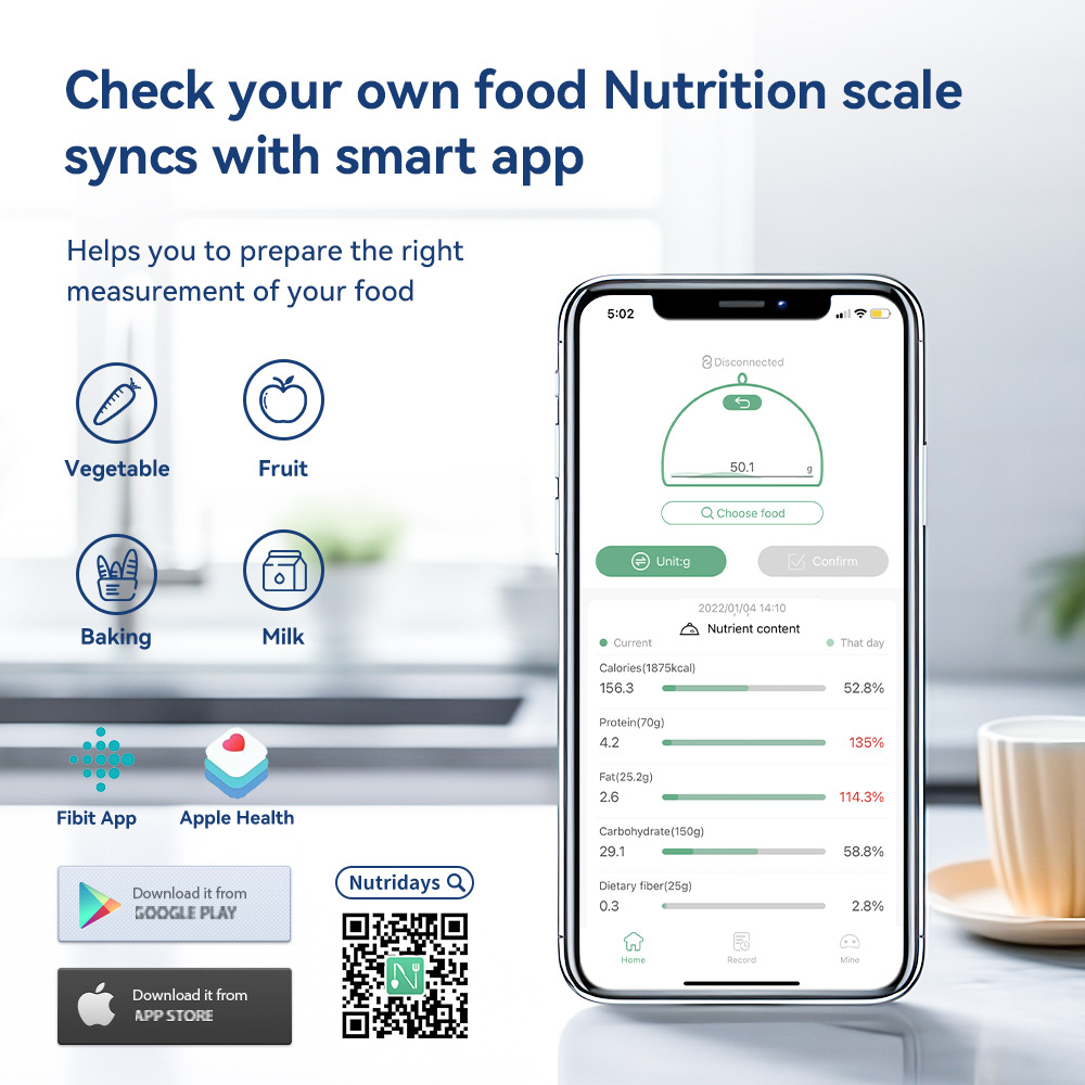 موازين محمولة عالية الدقة عبر الحدود لمطابخ صغيرة الحجم من نوع البلوتوث، ومطابخ سريعة ومصنعي الجملة Application Scenario