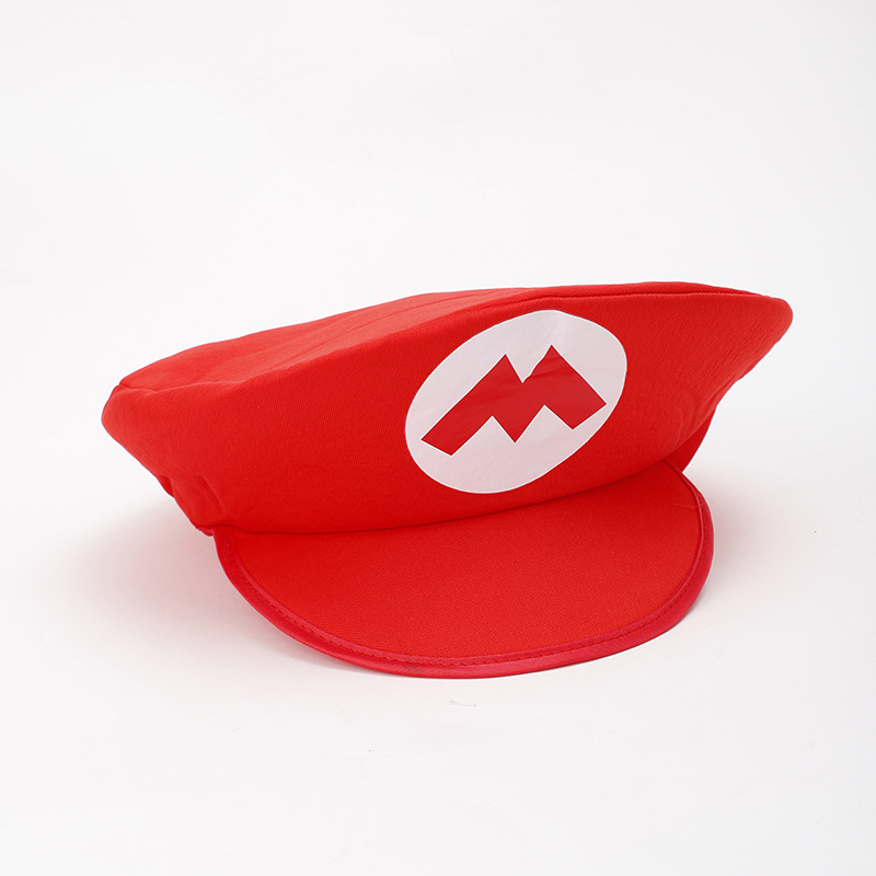 马里奥帽子超级玛丽帽子奥德赛红色Mario帽子cosplay二次元成人帽详情图4