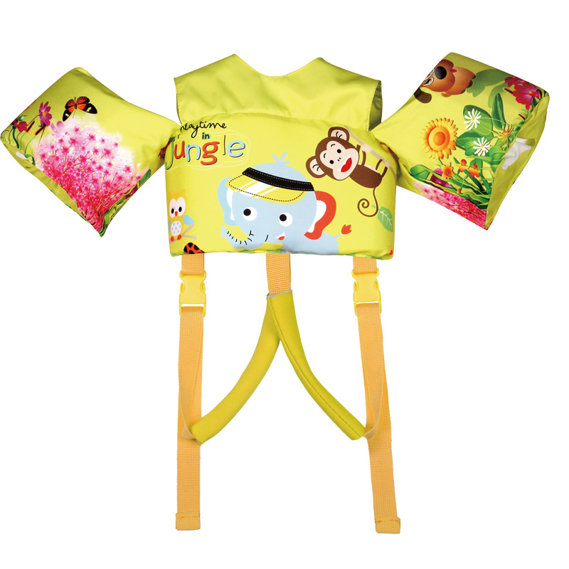 Children's Handmade Breathable Lead With Collapsible Hand Sleeves Outdoor Sun Protection Swimming Float Suit Aid Swimsuit Vest Life Jacket Application Scenario