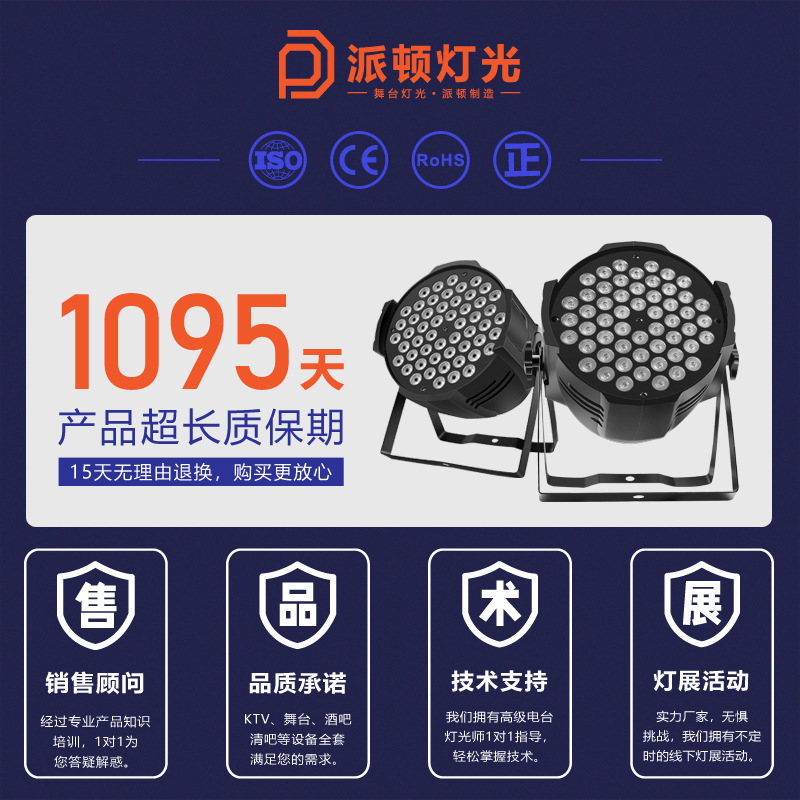 派顿/54颗3W全细节图