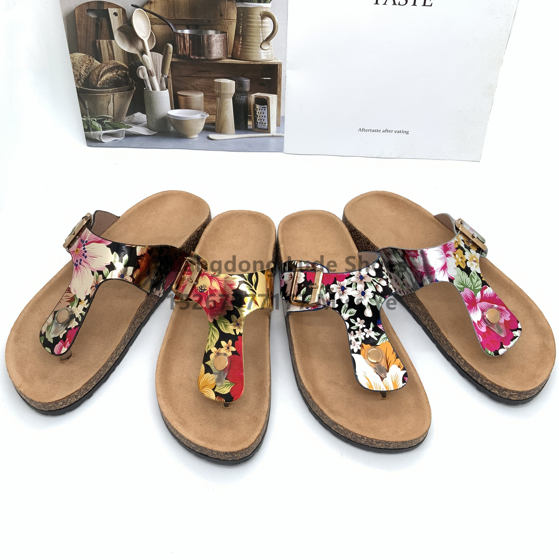 2022 New Women's Thick Soled Slippers Foreign Trade Europe And The United States To Wear Craft Shoes Guangzhou Women's Shoes Casual Slippers Women