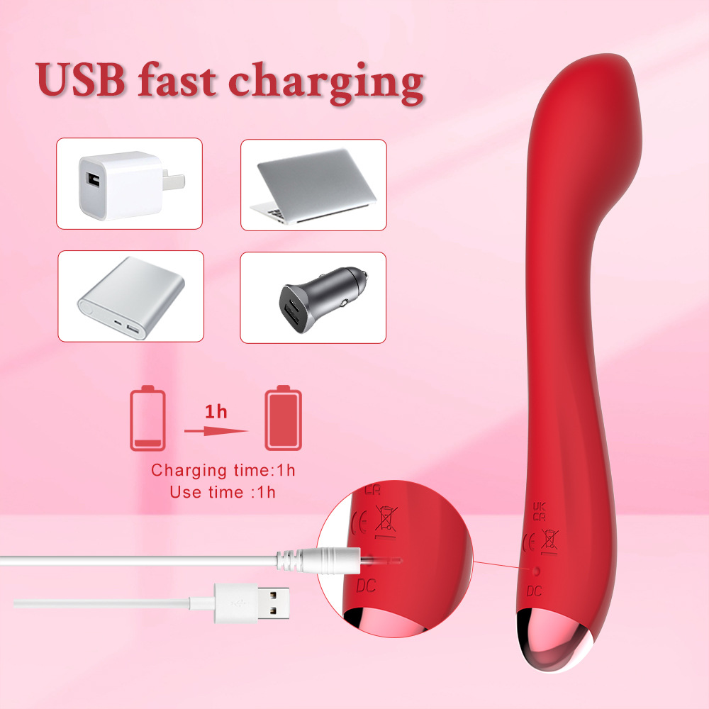 Thumb G-spot massage vibration stick, USB charging, teasing honey beans, stimulating male and female sex interest, AV adult product Specification drawing