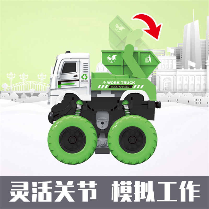 Douyin Internet celebrity inertial four-wheel drive off-road vehicle, engineering, military, fire, sanitation team, boy street stall, toy wholesale Application Scenario