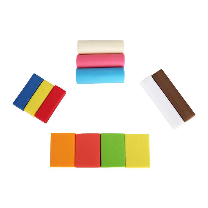Processing multi-color DIY handmade plasticine sculptures, plasticine parent-child, bright colors, not dirty hands, sample customization available Item Picture