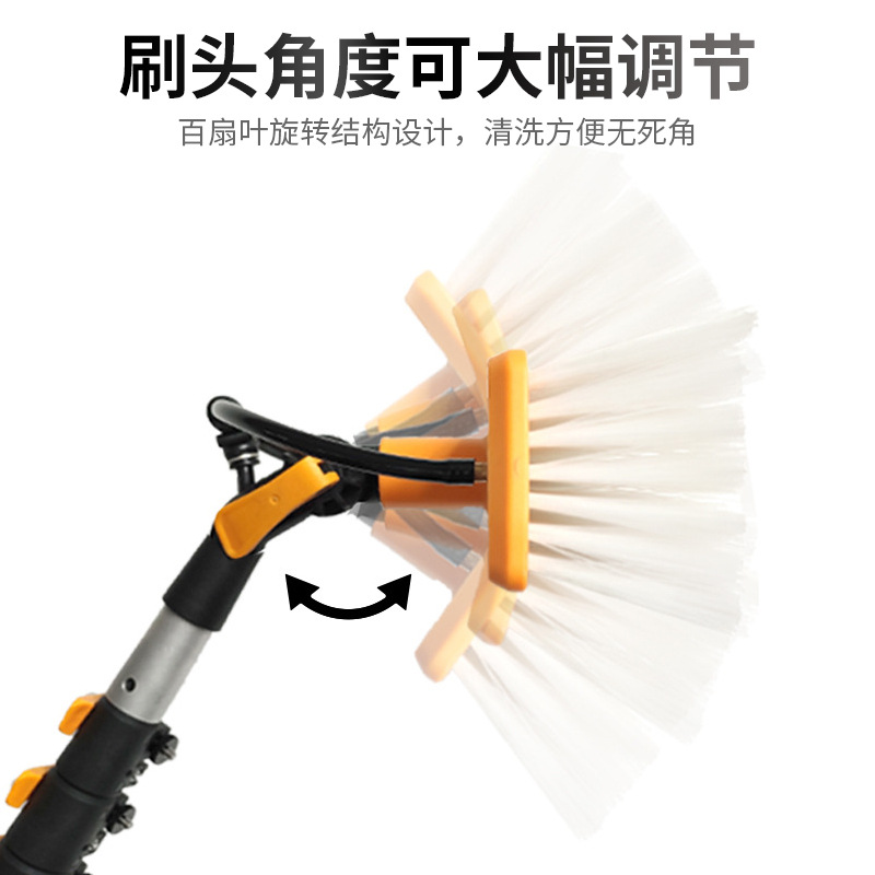 Wholesale of photovoltaic power station solar panel cleaning brushes in stock, high-altitude operation glass cleaning brushes, manual water spray brushes Specification image