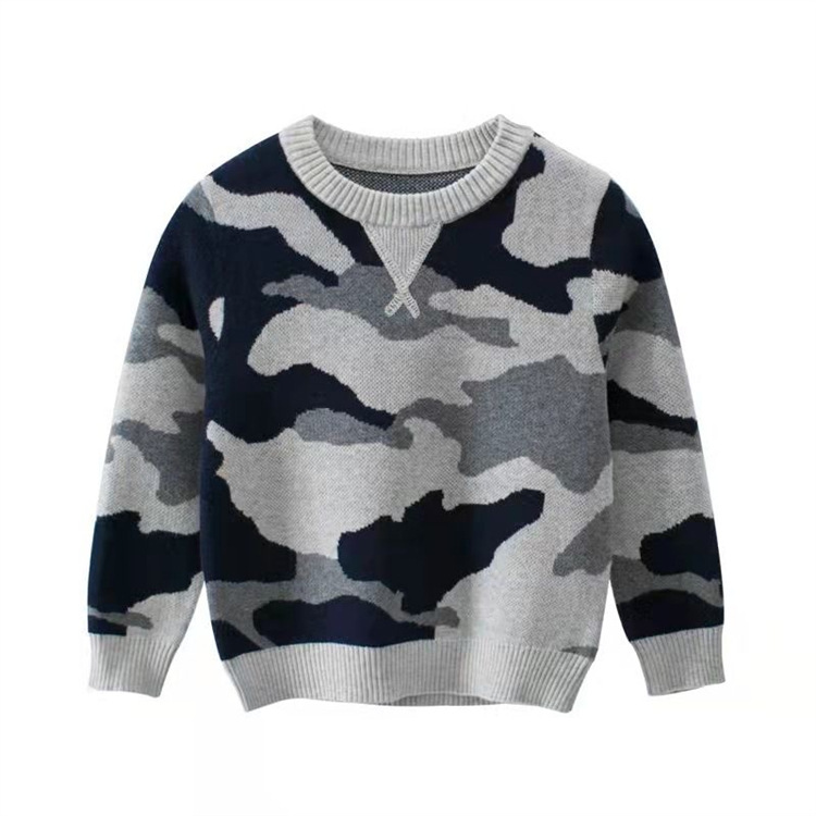 Otoño invierno 2022 nuevos niños ropa hombre niña jerseys de punto jerseys niños tienda en vivo venta al por mayor Item Picture