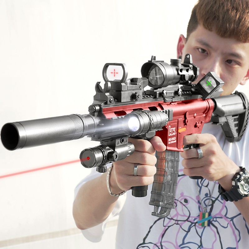 儿童软弹枪M416冲锋枪电动连发玩具枪仿真男孩狙击枪软蛋吃鸡全套详情图3