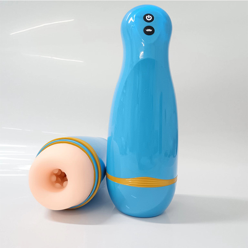 Xiaoman Yao multi-frequency electric aircraft cup automatic suction and clamping, SM famous mold casting, masturbation device famous mold casting full figure
