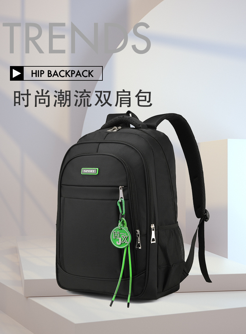 Mochila de moda multifuncional hombre negocios viaje de ocio mochila portátil bolsa de deporte al aire libre para estudiantes universitarios pic 2
