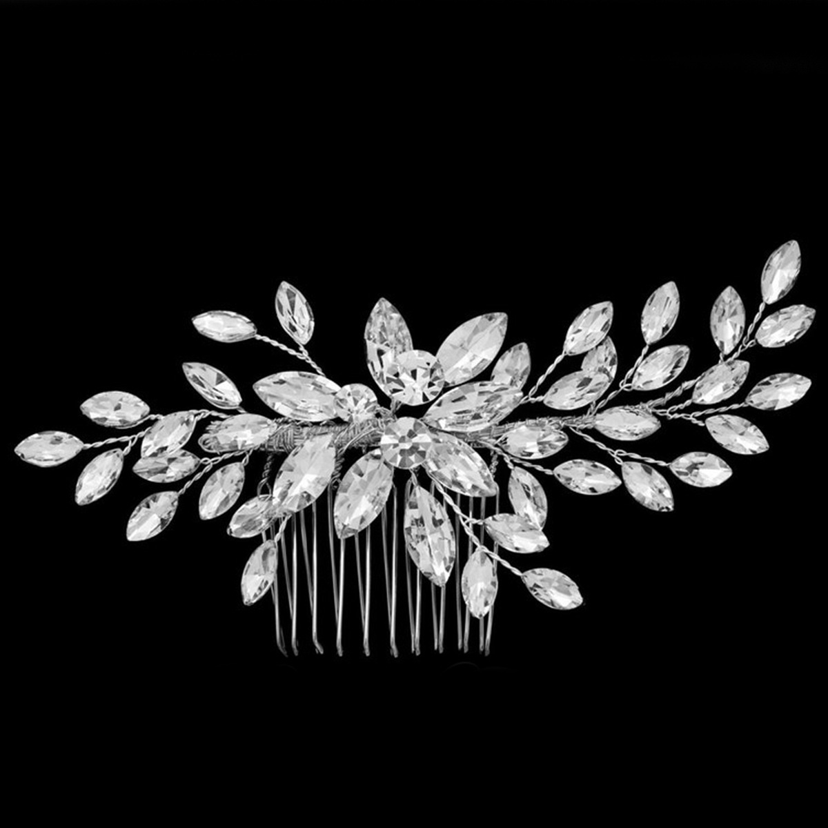 Direct sales and wholesale of cross-border handcrafted water diamond hair combs and hair accessories from Europe and America