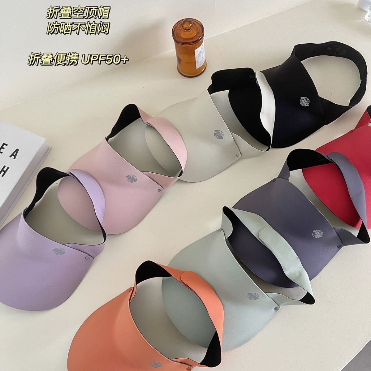 LLBB& Invisible Sun Hat 2024 Summer New Style Sun Protection Hat, Sun Hat, Overhead Hat, Face Covering Wonder for women Specification image