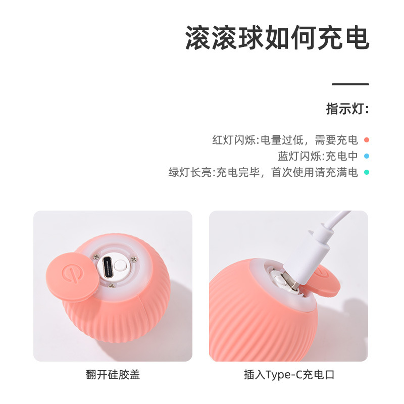 猫玩具/引力智能滚球/智能逗猫球细节图