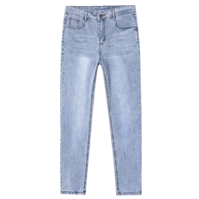One-piece delivery of 2026 new Spring/Summer slim 8-inch jeans for men, straight-leg slim stretch casual pants Item Picture