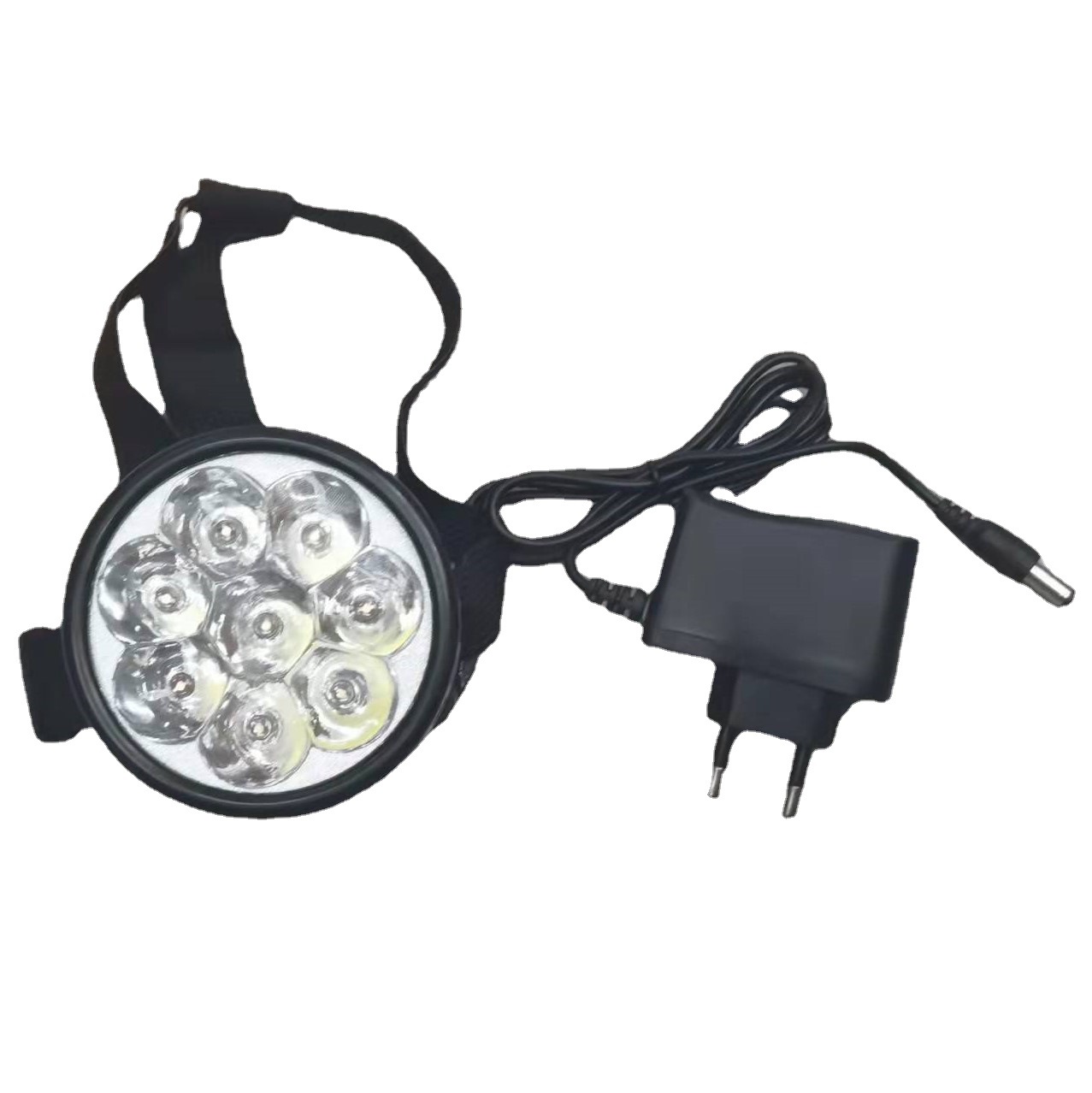 8-lamp headlamp usb charging sensor headlamp led night fishing portable strong light night running small headlamp Outdoor headlamp Item Picture