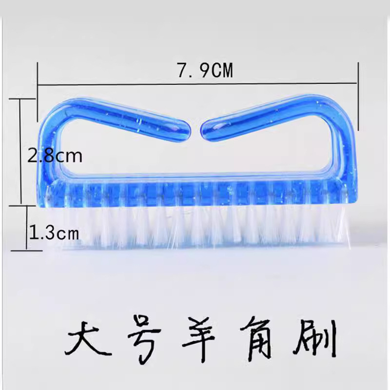 Cross-border in-stock nail art tools: large dust brush, plastic ox horn brush, dust removal and decorative items, large sheep horn brush Item Picture