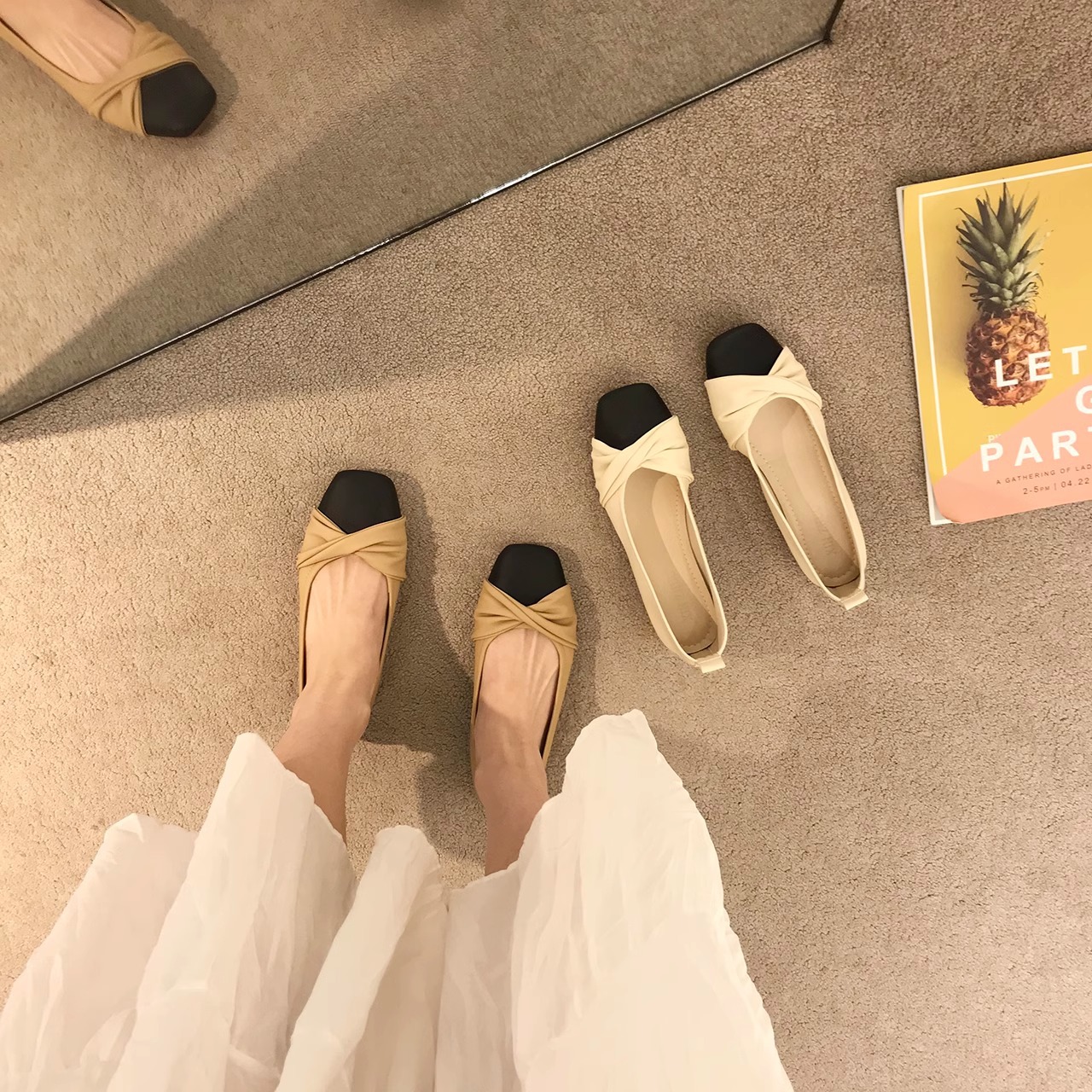 女式时装单鞋实物图