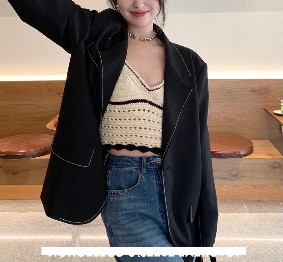 Wuyue Early Autumn Prelude Small Suit Jacket for Women's Summer, thin and elegant loose suit jacket for Autumn 2022 New style Application Scenario