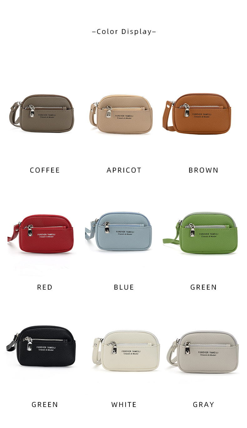 小钱包女士2024新款零钱包可爱学生二合一卡包多功能收纳包女款一体包详情7