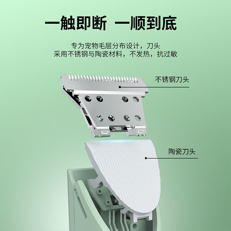 Customized pet hair removers for dogs and cats, electric clippers for shaving dog hair and foot hair, silent trimming tools details Picture