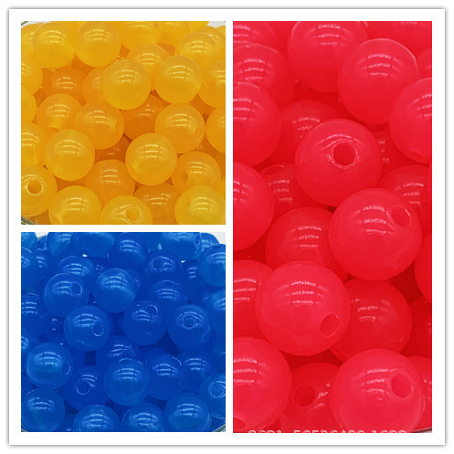 Acrylic beads, plastic round beads, straight holes, jelly color, macaron color, diy hand-strung beads, candy dispersion beads, 8mm Application Scenario