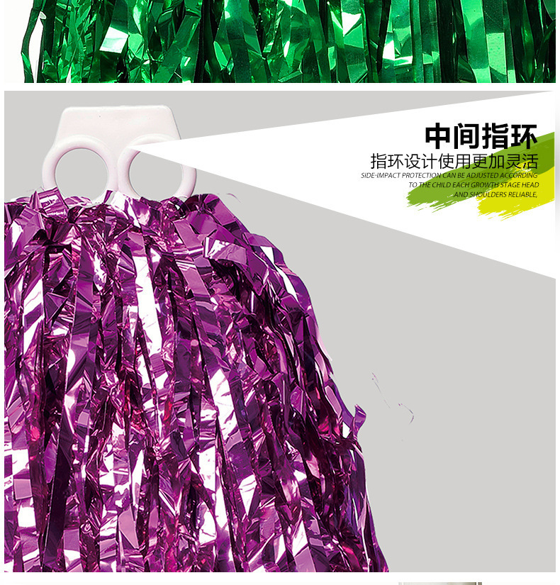 平纹细丝加密花球啦啦队啦啦操花球手拿花学校运动会活动助威道具详情23