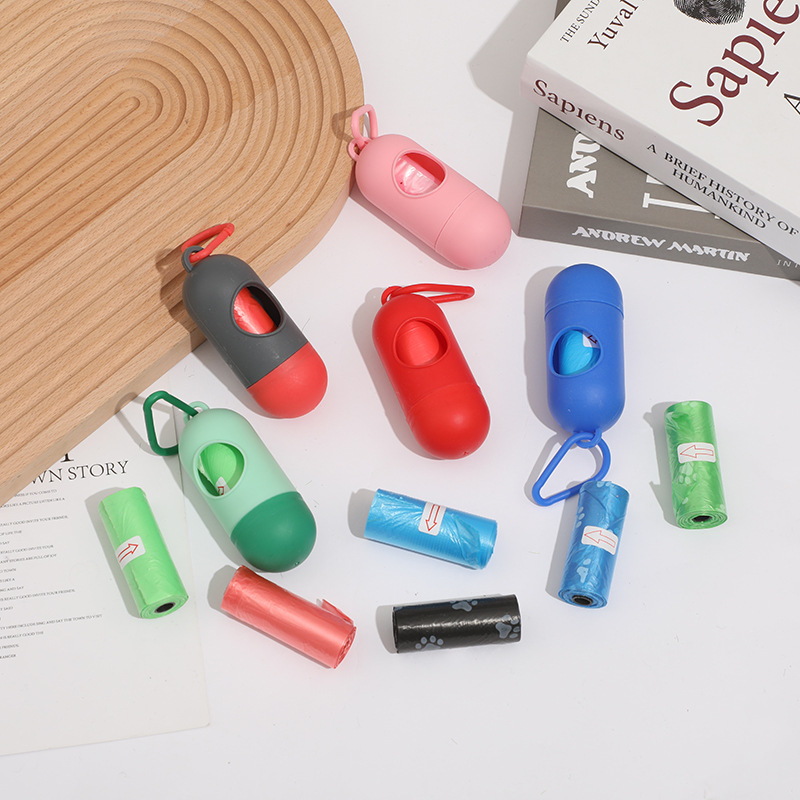 宠物拾便袋实物图