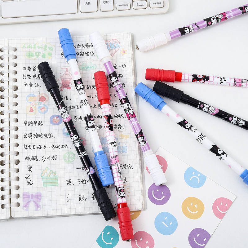 Yqiduo Cartoon Cute Elf Revolving Pen Special Pen Personality Student Revolving Pen Gift Pen Signature Pen Wholesale Specification drawing
