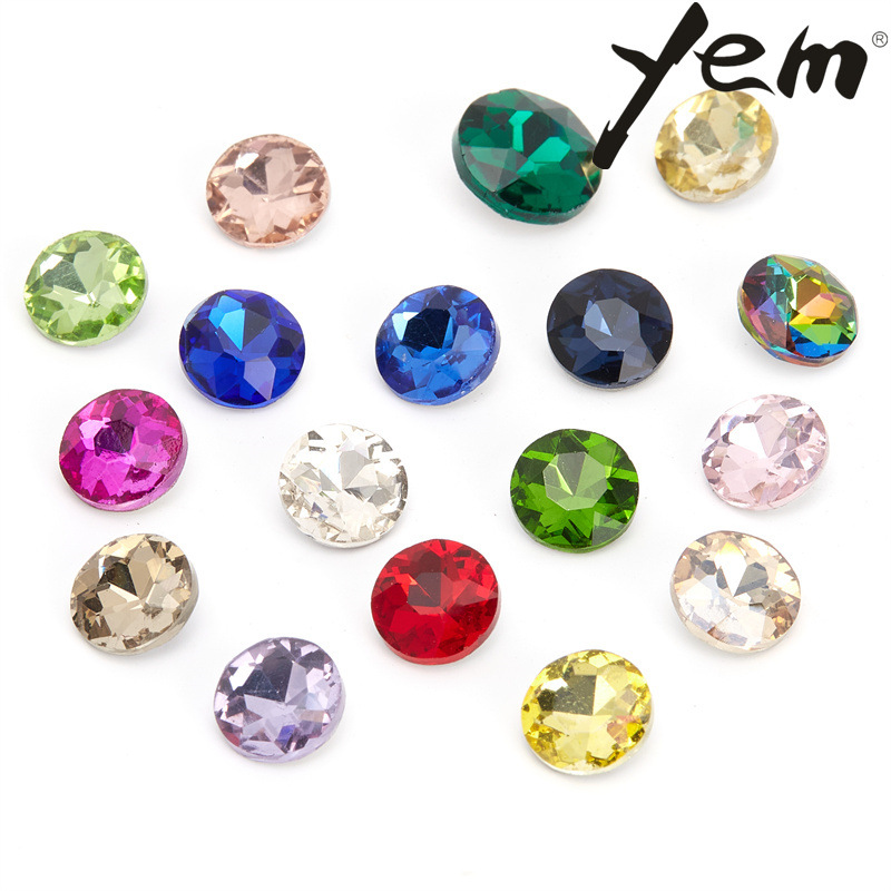 Factory direct sales of flat satellite diamond, glass crystal diamond, clothing claw accessories, bracelet ornaments, and diamond pasting materials