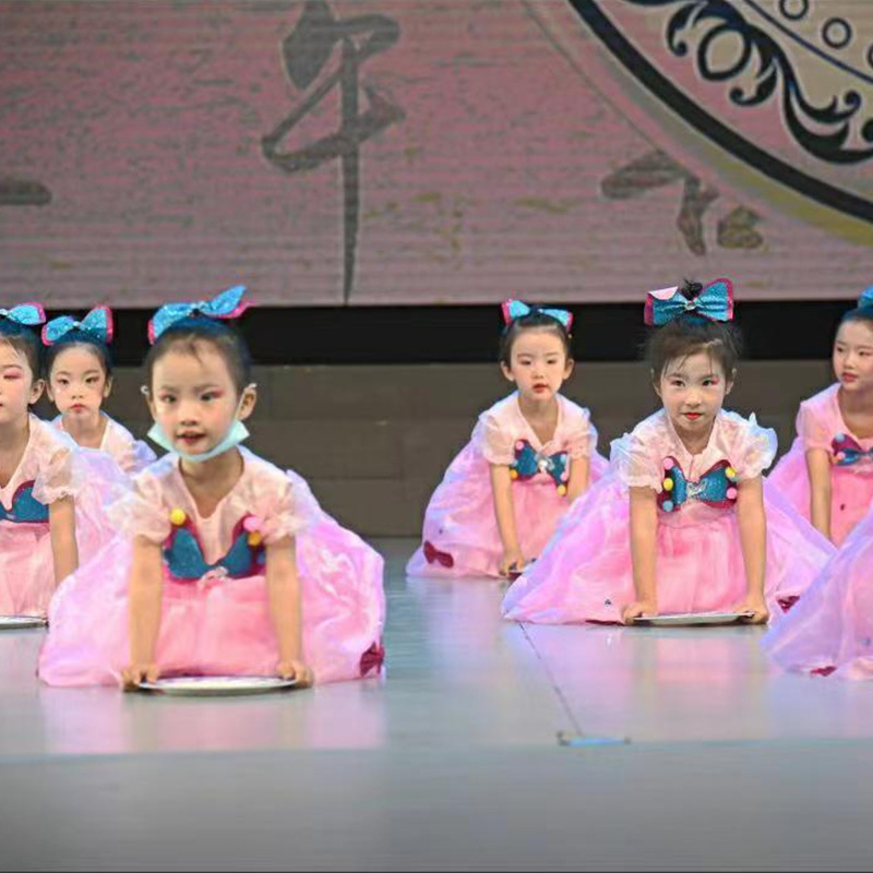 Children's Day performance costumes, kindergarten dance costumes, girls' puffy gauze skirts, cute kids' butterfly dresses, performance costumes Specification image