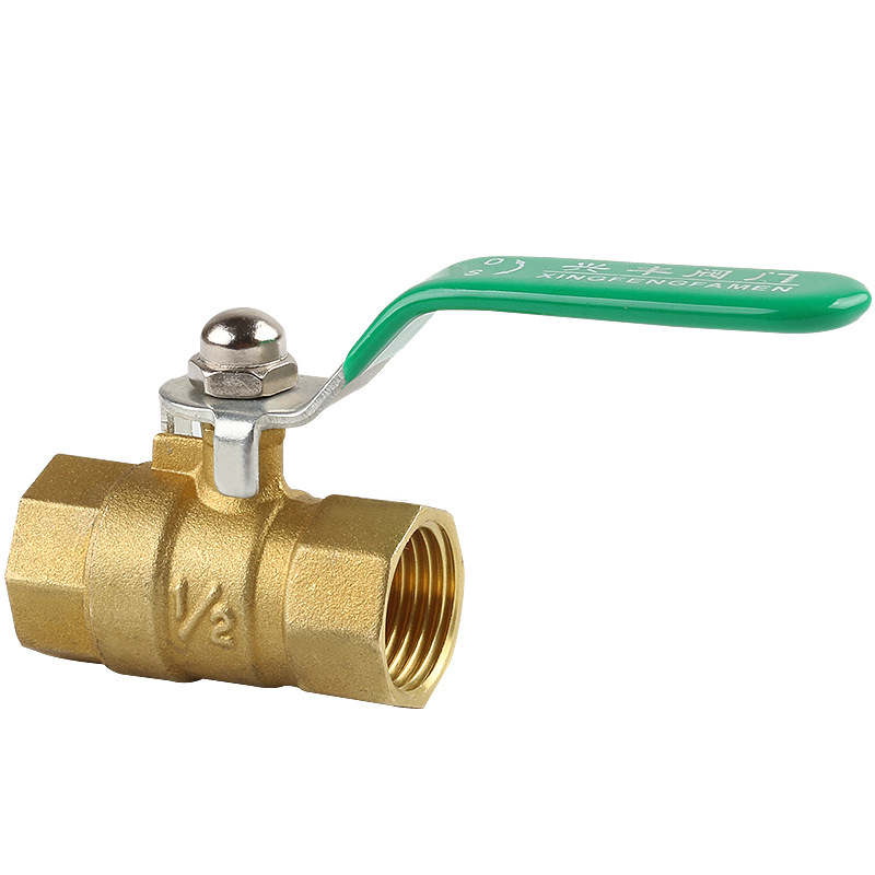 Factory direct supply of thickened internal and external thread brass ball valves, 2-34 thread internal and external thread pipeline small valves, pneumatic valves Item Picture