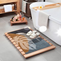 地垫轻奢浴室吸水地毯水晶绒卫生间防滑地垫家用卧室进门地垫脚垫