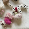 2025 New Nepalese wool felt keychain pendant, cute little sheep and dog bag pendant, car hanging doll Specification image