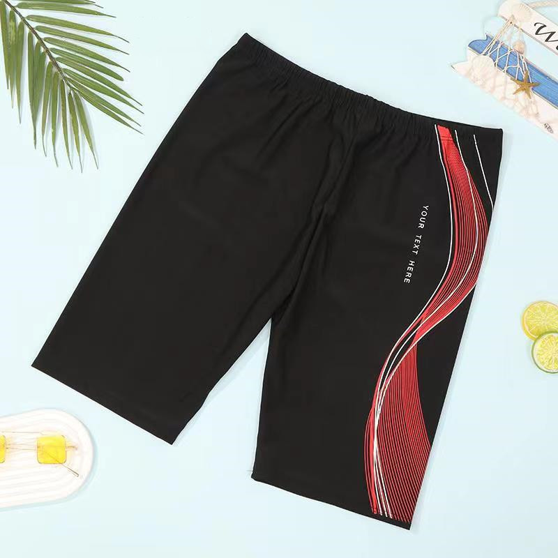 男士泳裤加长五分宽松游泳裤加大泳裤沙滩泡温泉成人男泳衣