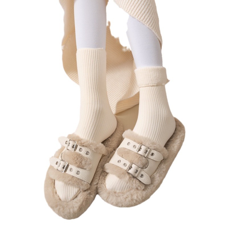One-piece consignment of lace snow socks for women in winter, thickened with fleece, warm and cold-resistant, for home sleeping, floor fleece, postpartum socks wholesale, one-piece consignment Item Picture