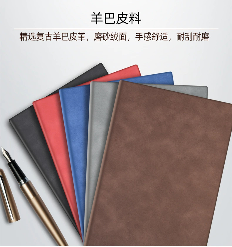 跨境亚马逊a5笔记本高颜值小本子办公文化记事本b5日记本定制logo详情12