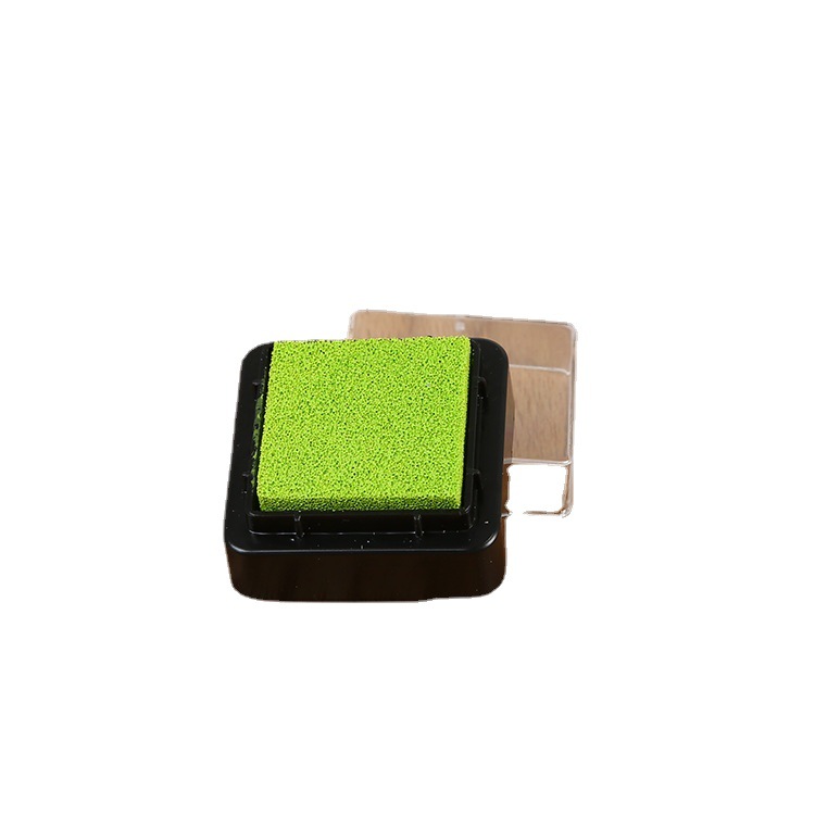 Children's fingerprint color ink paste rubber stamp, fingerprint painting diy ink pad, cartoon stamp helper Item Picture