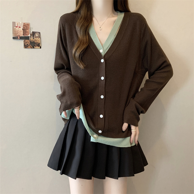 大码毛衣实物图