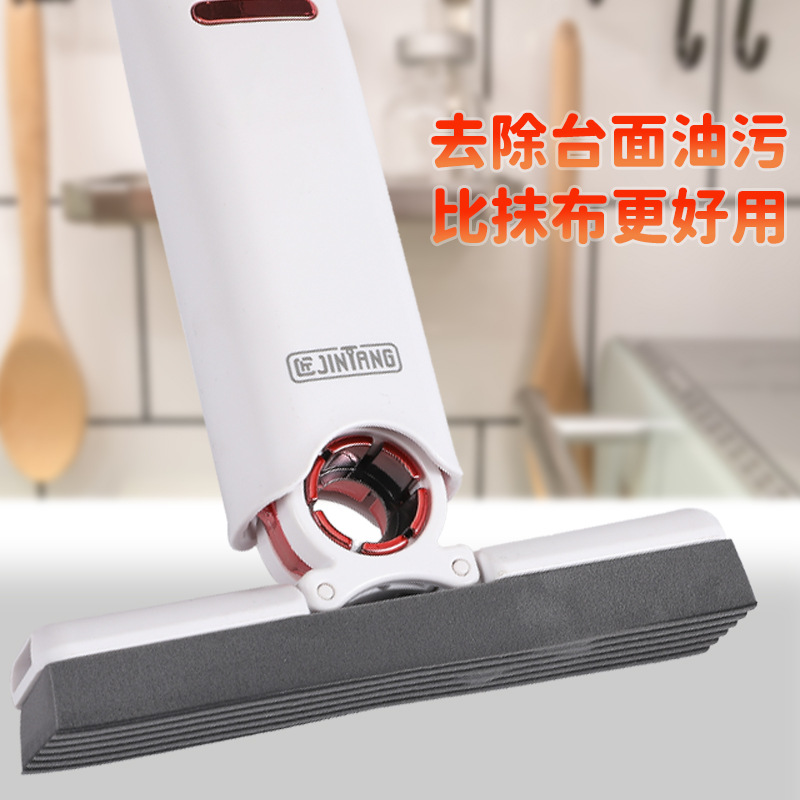 Desktop sponge absorbent, handheld mini mop, hand-free rubber cotton, kitchen, bathroom, toilet, washbasin Application Scenario