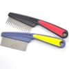 Pet dog flea comb, fine-toothed stainless steel needle flea removal comb, dog lice catch details Picture