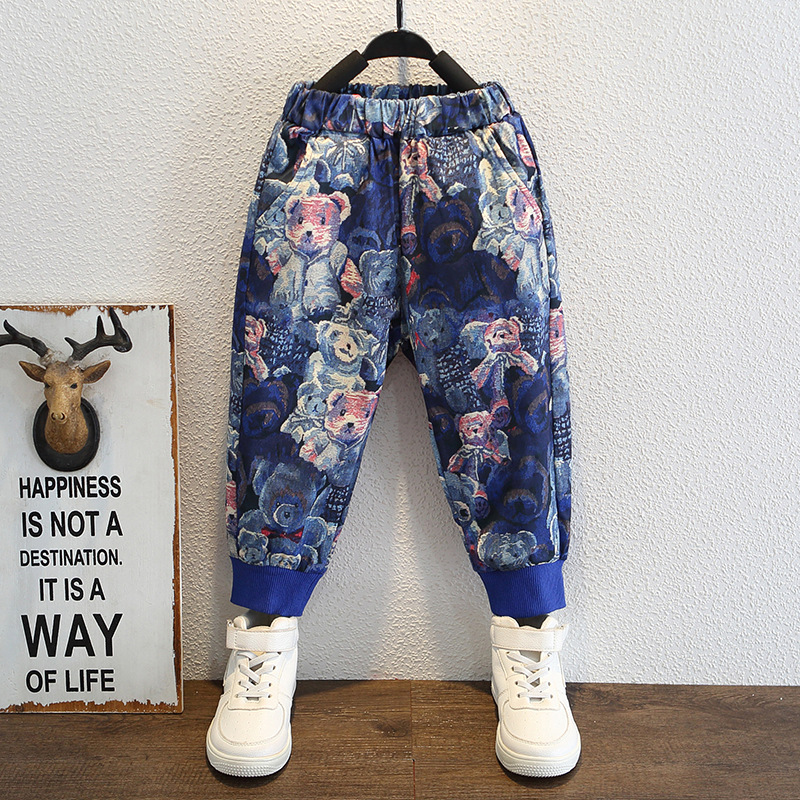 Children's and Boys' Autumn Collection 2022 New Style Kids' Stylish Boys' Autumn Luminous Korean long-sleeved Two-piece set Specification image