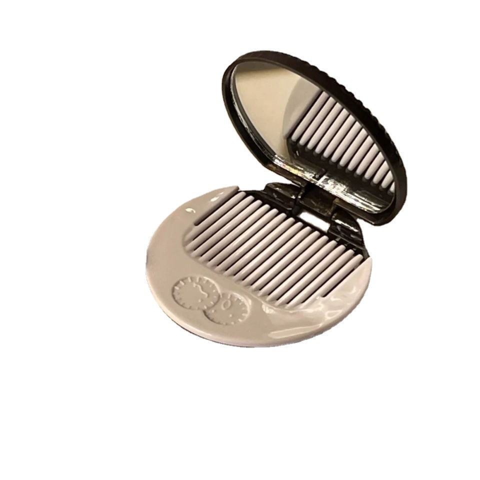 创意ins可爱奥利奥巧克力饼干镜子户外便携随身镜迷你折叠化妆镜.详情图5